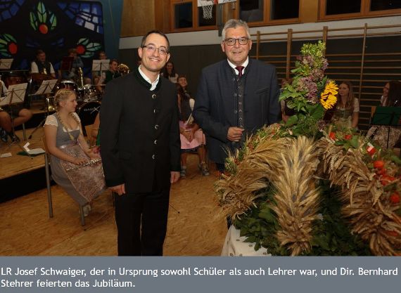 Bernhard Stehrer und Landesrat Sepp Schwaiger auf gemeinsamen Foto