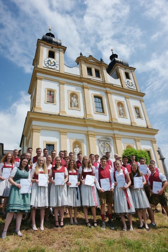 Gruppenfoto der 5LW in Maria Plain