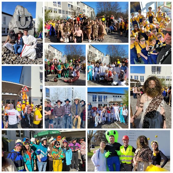 Fasching viele Menschen