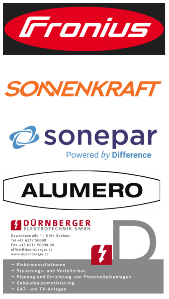 Logos von Photovoltaik Partnern